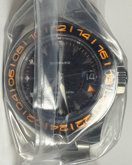 Chopard L.U.C Pro One GMT "Classic Rally 2011" Edition 42MM Black Dial Steel Bracelet (158959-3003)
