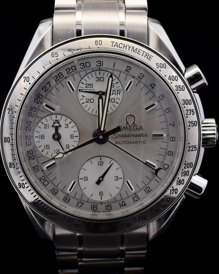 Omega Speedmaster Day-Date 39MM Silver Dial Steel Bracelet (3523.30.00)