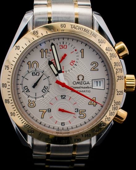 1999 Omega Speedmaster Date 39MM Silver Dial Two-Tone Bracelet (3313.33.00)