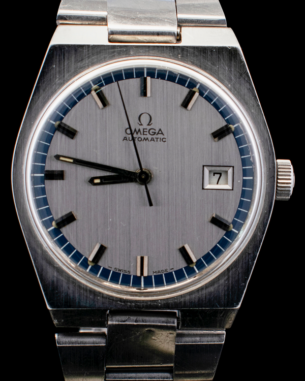 Omega Geneve Vintage 35MM Silver Dial Steel Bracelet (166.099)