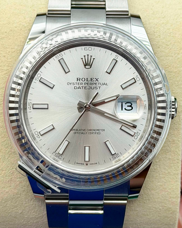 2026 Rolex Datejust 41MM Silver Dial Oyster Bracelet (126334)