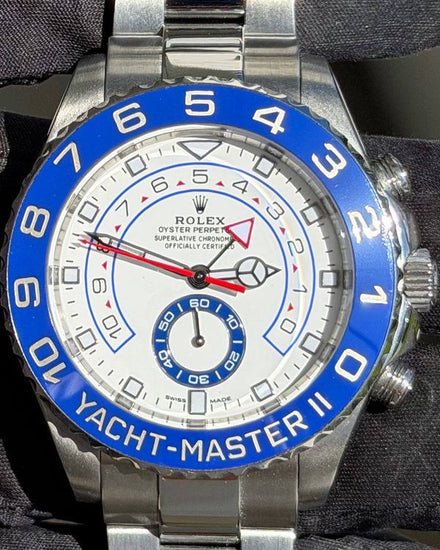 2018 Rolex Yacht-Master 44MM White Dial Oyster Bracelet (116680)