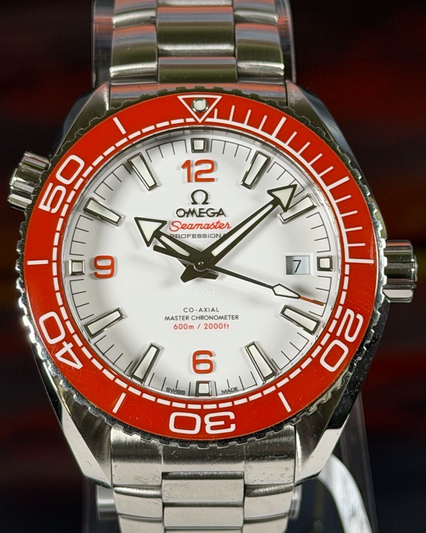 2024 Omega Seamaster Planet Ocean 600M 43.5MM White Dial Steel Bracelet (215.30.44.21.04.001)