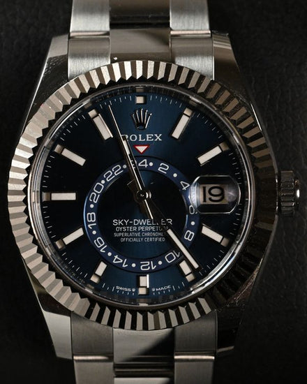 2025 Rolex Sky-Dweller 42MM Blue Dial Oyster Bracelet (336934)