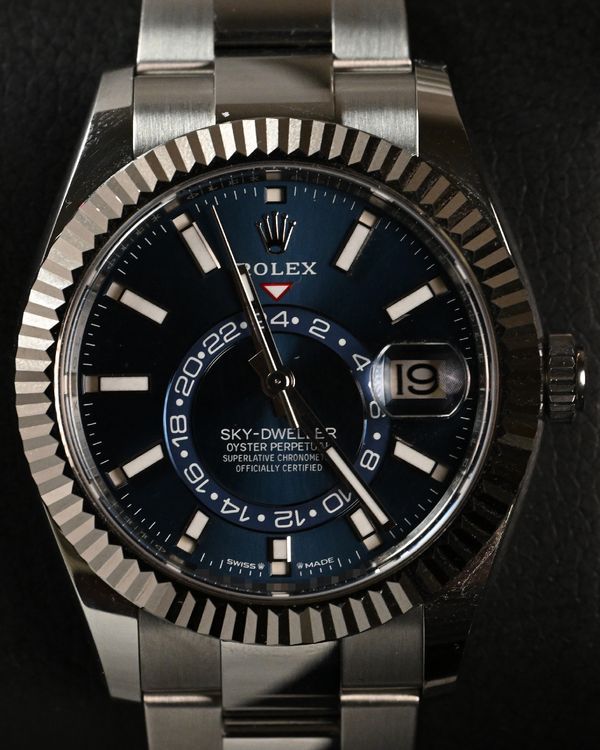 2025 Rolex Sky-Dweller 42MM Blue Dial Oyster Bracelet (336934)