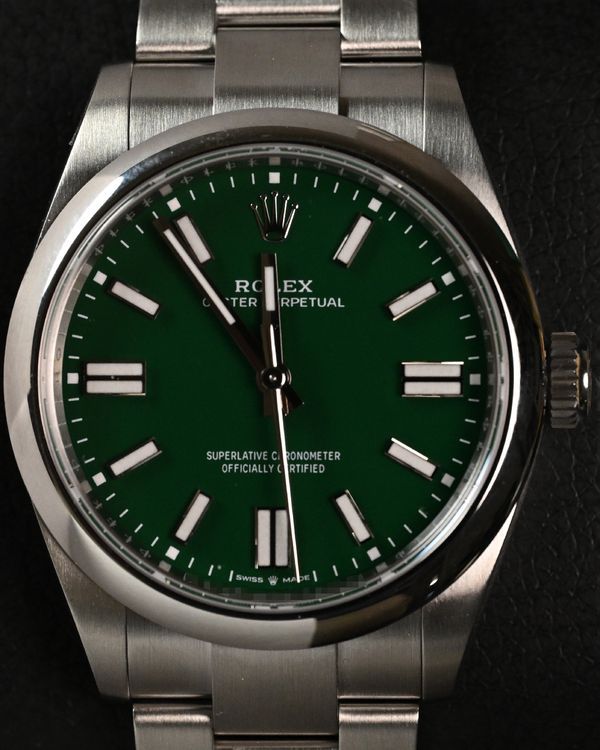 2026 Rolex Oyster Perpetual 41MM Green Dial Oyster Bracelet (134300)