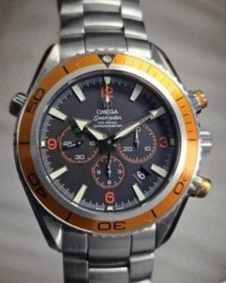 Omega Seamaster Planet Ocean 600M Chronograph 45.5MM Black Dial Steel Bracelet (2218.50.00)