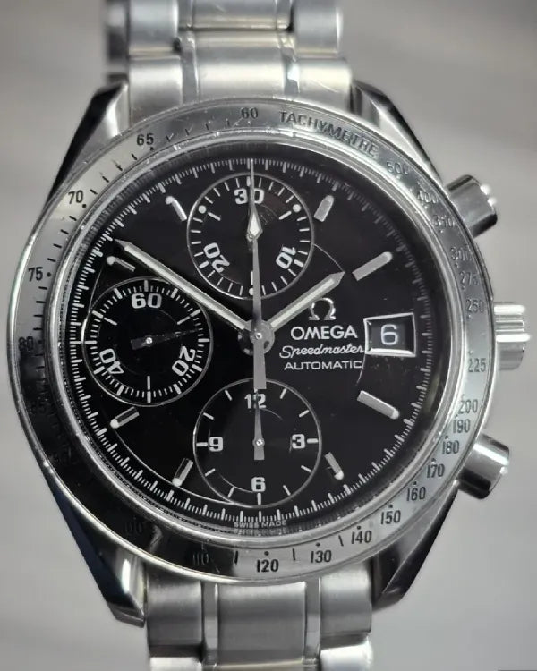 Omega Speedmaster Date 39MM Black Dial Steel Bracelet (3513.50.00)