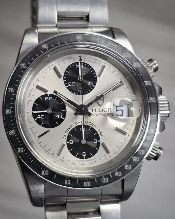 Tudor Prince Oysterdate "Big Block" Chronograph 40MM Silver Dial Steel Bracelet (79160)