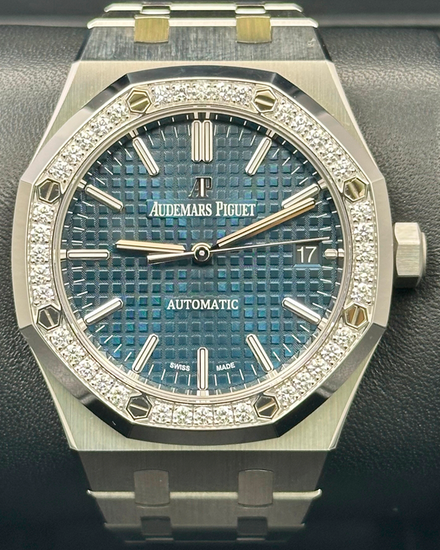 Audemars Piguet Royal Oak 37MM Blue Dial Steel Bracelet (15451ST.ZZ.1256ST.03)
