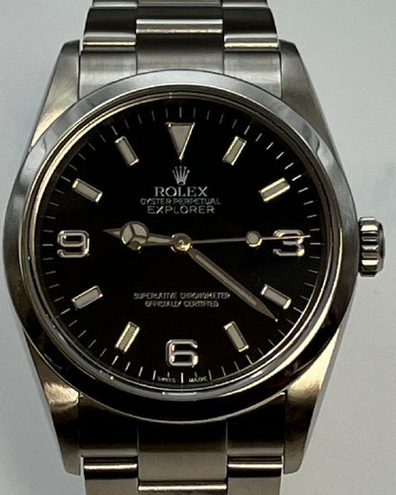 Rolex Explorer 36MM Black Dial Oyster Bracelet (114270)