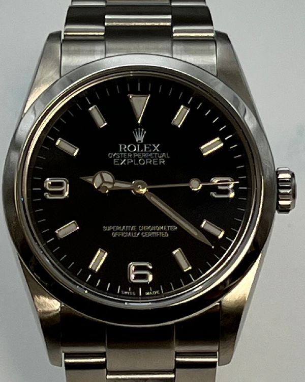 Rolex Explorer 36MM Black Dial Oyster Bracelet (114270)