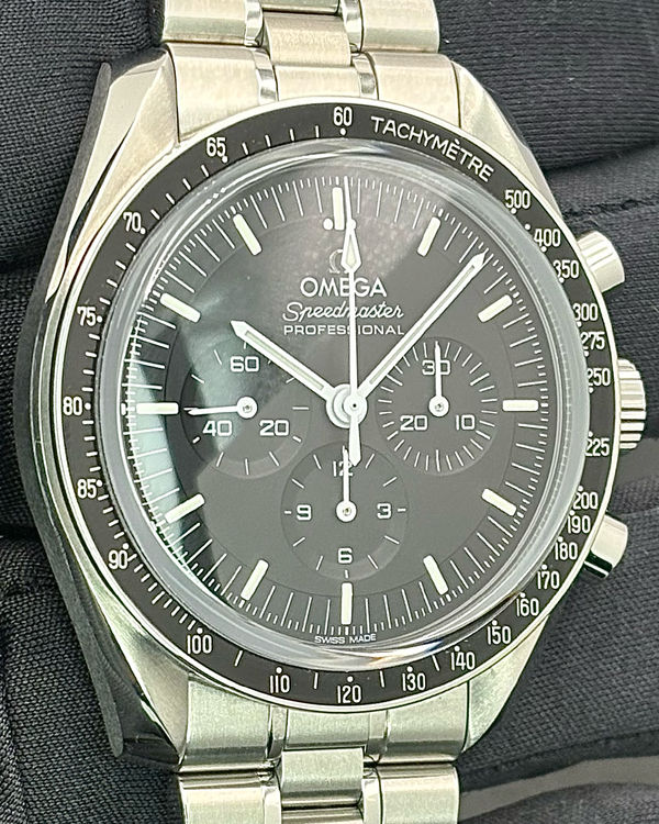 2024 Omega Speedmaster Professional Moonwatch 42MM Black Dial Steel Bracelet (310.30.42.50.01.002)