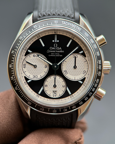 Omega Speedmaster Racing 40MM Black Dial Rubber Strap (326.32.40.50.01.002)