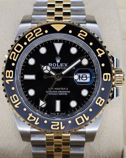 2026 Rolex GMT-Master II "Bumblebee" 40MM Black Dial Two-Tone Jubilee Bracelet (126713GRNR)
