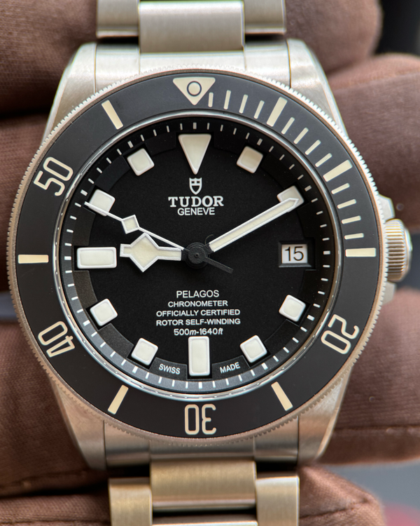 2020 Tudor Pelagos 42MM Black Dial Titanium Bracelet (25600TN)