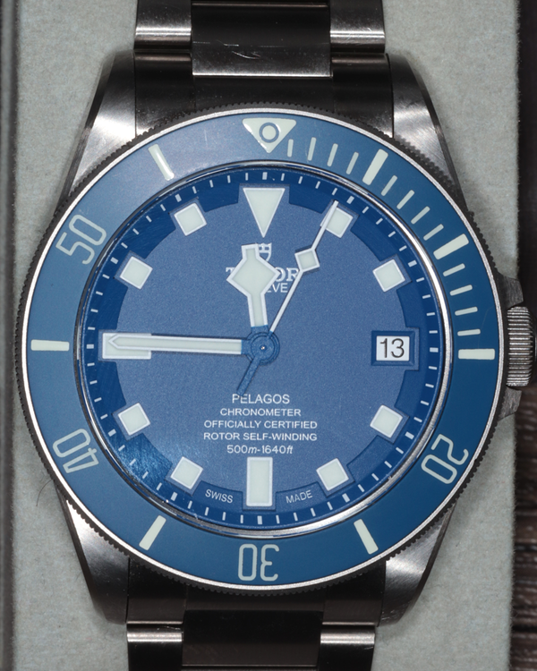 2024 Tudor Pelagos 42MM Blue Dial Titanium Bracelet (25600TB)