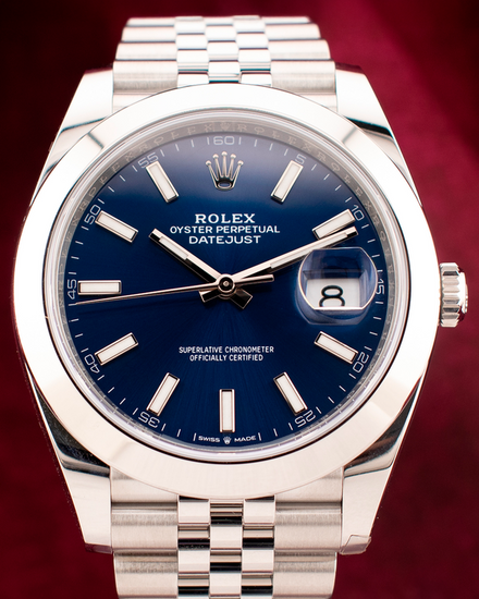 2026 Rolex Datejust 41MM Blue Dial Jubilee Bracelet (126300)