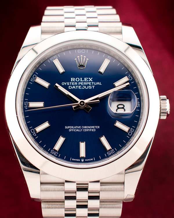 2026 Rolex Datejust 41MM Blue Dial Jubilee Bracelet (126300)