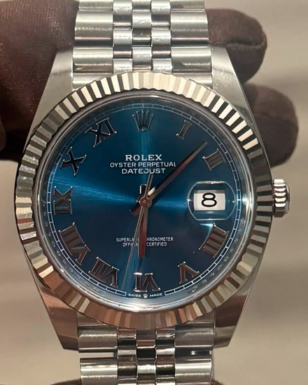 2024 Rolex Datejust 41MM Blue Dial Jubilee Bracelet (126334)