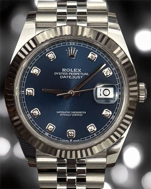 2026 Rolex Datejust 41MM Blue Dial Jubilee Bracelet (126334)