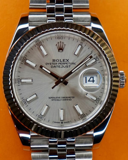 2022 Rolex Datejust 41MM Silver Dial Jubilee Bracelet (126334)