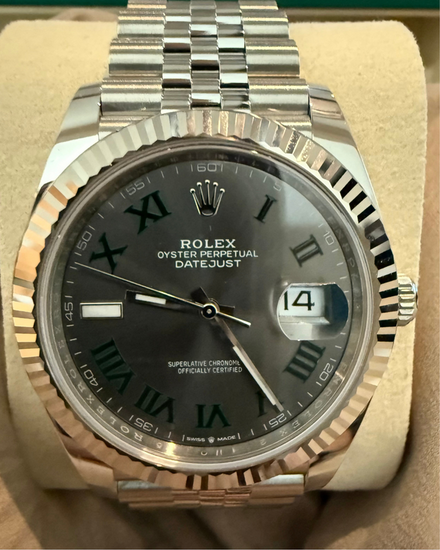 2026 Rolex Datejust "Wimbledon" 41MM Slate Dial Jubilee Bracelet (126334)