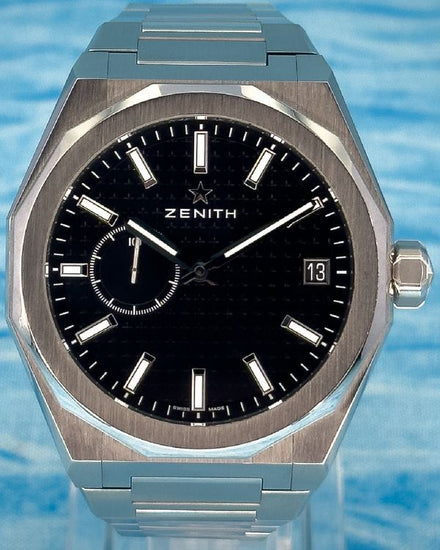 No Reserve - 2022 Zenith Defy Skyline 41MM Black Dial Steel Bracelet (03.9300.3620/21.I001)