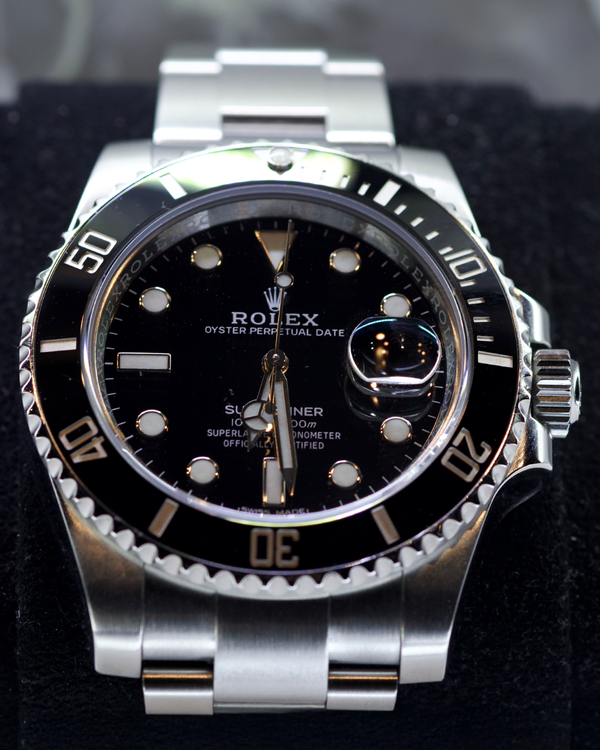 2019 Rolex Submariner Date 40MM Black Dial Oyster Bracelet (116610LN)
