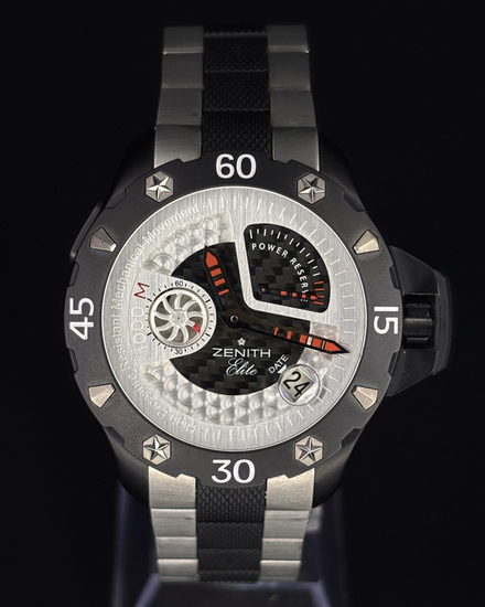 2006 Zenith Defy Elite Xtreme 43MM Silver Dial Titanium Bracelet (96.0515.685)
