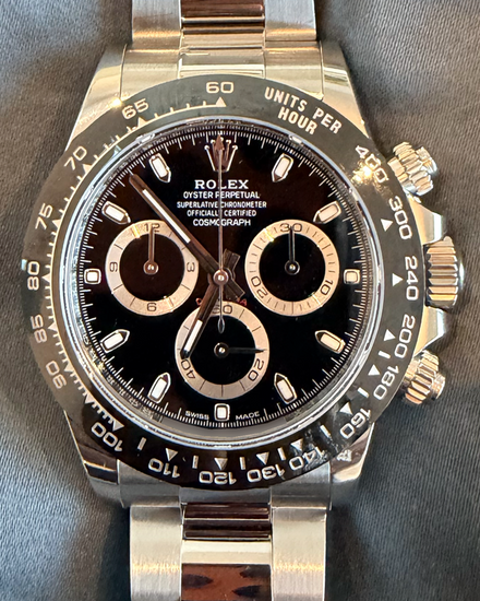 2023 Rolex Cosmograph Daytona 40MM Black Dial Oyster Bracelet (116500LN)