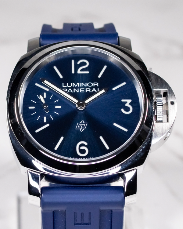 2024 Panerai Luminor "Blu Mare" 44MM Blue Dial Rubber Strap (PAM01085)