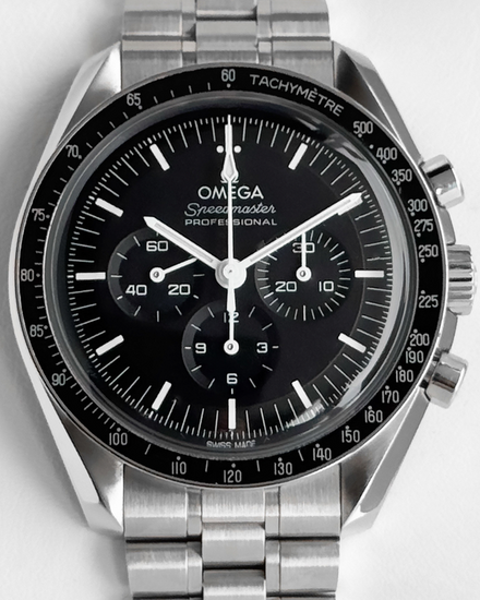 2023 Omega Speedmaster Professional Moonwatch 42MM Black Dial Steel Bracelet (310.30.42.50.01.001)