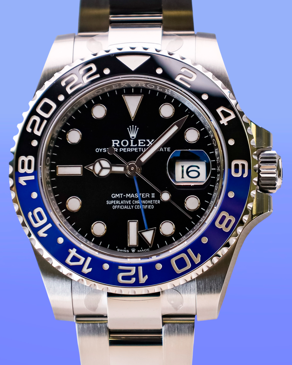 2026 Rolex GMT-Master II "Batman" 40MM Black Dial Oyster Bracelet (126710BLNR)