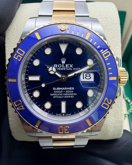 2025 Rolex Submariner Date "Bluesy" 41MM Blue Dial Two-Tone Oyster Bracelet (126613LB)