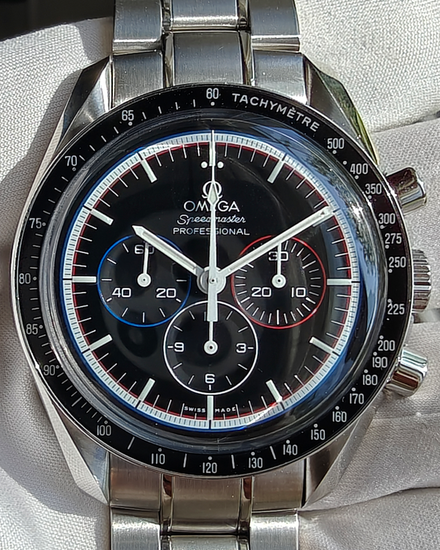 2012 Omega Speedmaster Professional Moonwatch "Apollo 15 40th Anniversary Edition" L.E. 42MM Black Dial Steel Bracelet (311.30.42.30.01.003)