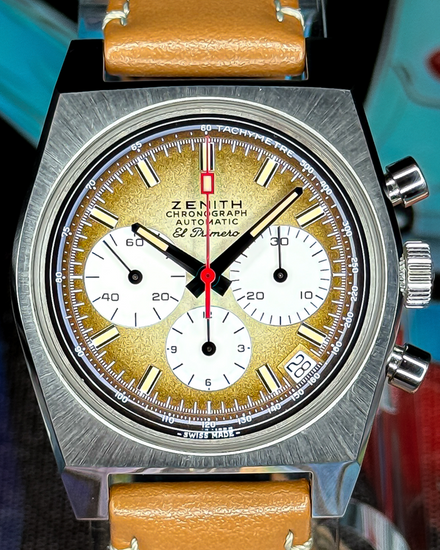 2024 Zenith Chronomaster Revival El Primero 37MM Brown "Gradient" Dial Leather Strap (03.A384.400/385.C855)