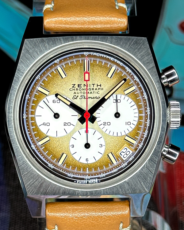 2024 Zenith Chronomaster Revival El Primero 37MM Brown "Gradient" Dial Leather Strap (03.A384.400/385.C855)