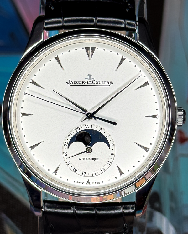 Jaeger-LeCoultre Master Ultra Thin 39MM Silver Dial Leather Strap (176.8.64)