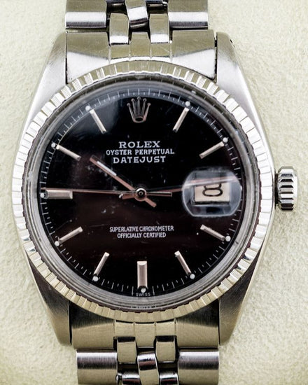 Rolex Datejust 36MM Black Dial Jubilee Bracelet (1603)