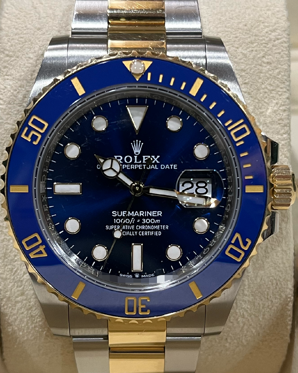 2025 Rolex Submariner Date "Bluesy" 41MM Blue Dial Two-Tone Oyster Bracelet (126613LB)