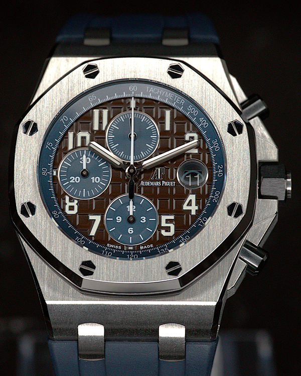 2021 Audemars Piguet Royal Oak Offshore 42MM Brown Dial Rubber Strap (26470ST.OO.A099CR.01)