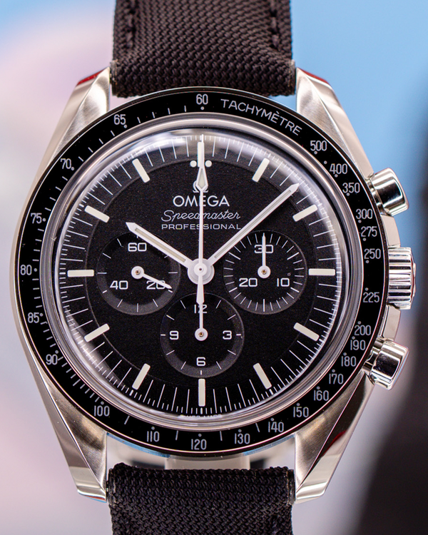 2026 Omega Speedmaster Professional Moonwatch 42MM Black Dial Textile Strap (310.32.42.50.01.001)
