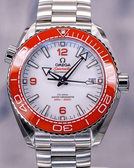 2026 Omega Seamaster Planet Ocean 600M 43.5MM White Dial Steel Bracelet (215.30.44.21.04.001)