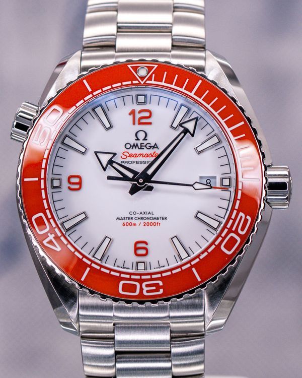 2026 Omega Seamaster Planet Ocean 600M 43.5MM White Dial Steel Bracelet (215.30.44.21.04.001)