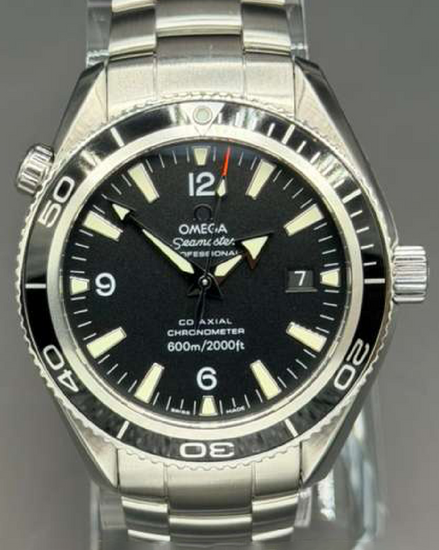 2020 Omega Seamaster Planet Ocean 600M 42MM Black Dial Steel Bracelet (2201.50.00)