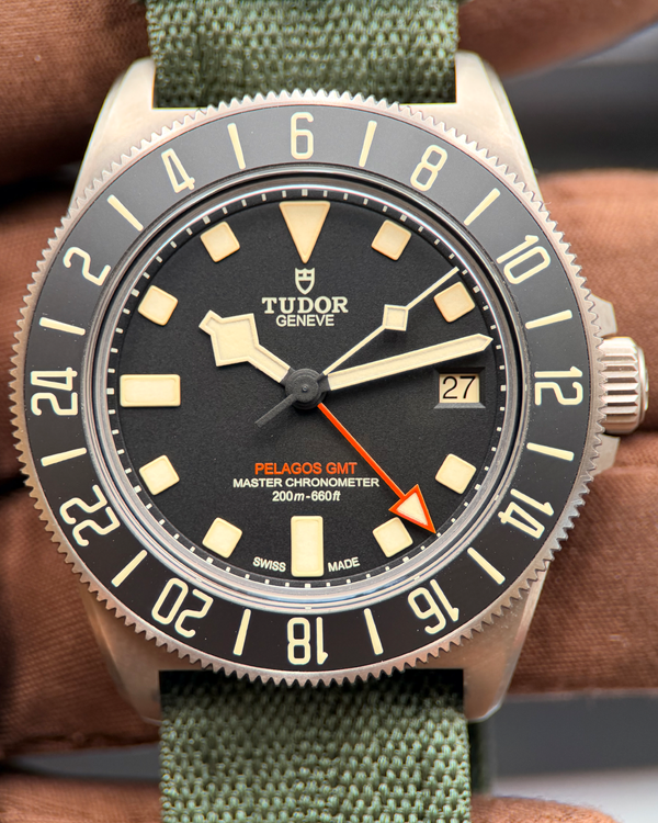 2025 Tudor Pelagos FXD GMT 42MM Black Dial Textile Strap (2542G257NU)