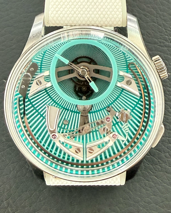 2025 Christopher Ward Bel Canto Lumière 41MM Neon Dial Rubber Strap (C01-41APT4-T00V0)