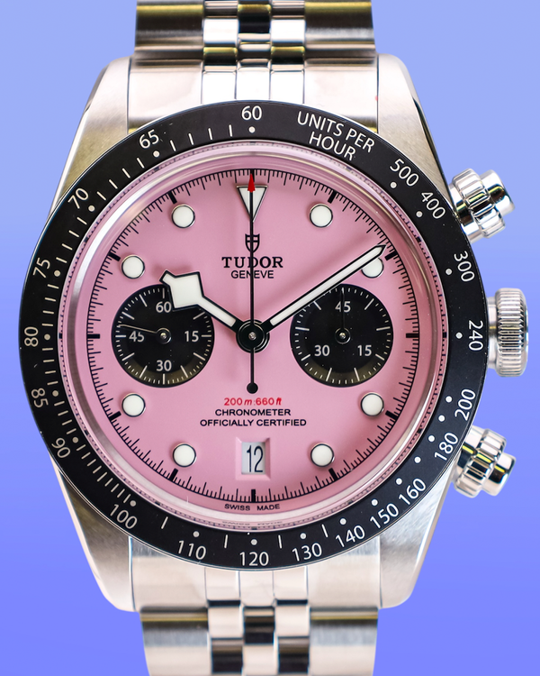 2026 Tudor Black Bay Chrono 41MM Pink Dial Steel Bracelet (79360N)