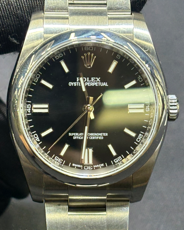 2019 Rolex Oyster Perpetual 36MM Black Dial Oyster Bracelet (116000)